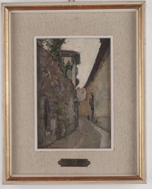 Street where Donizetti was born in Bergamo