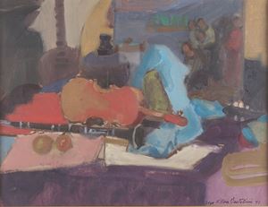 Still Life with Violin