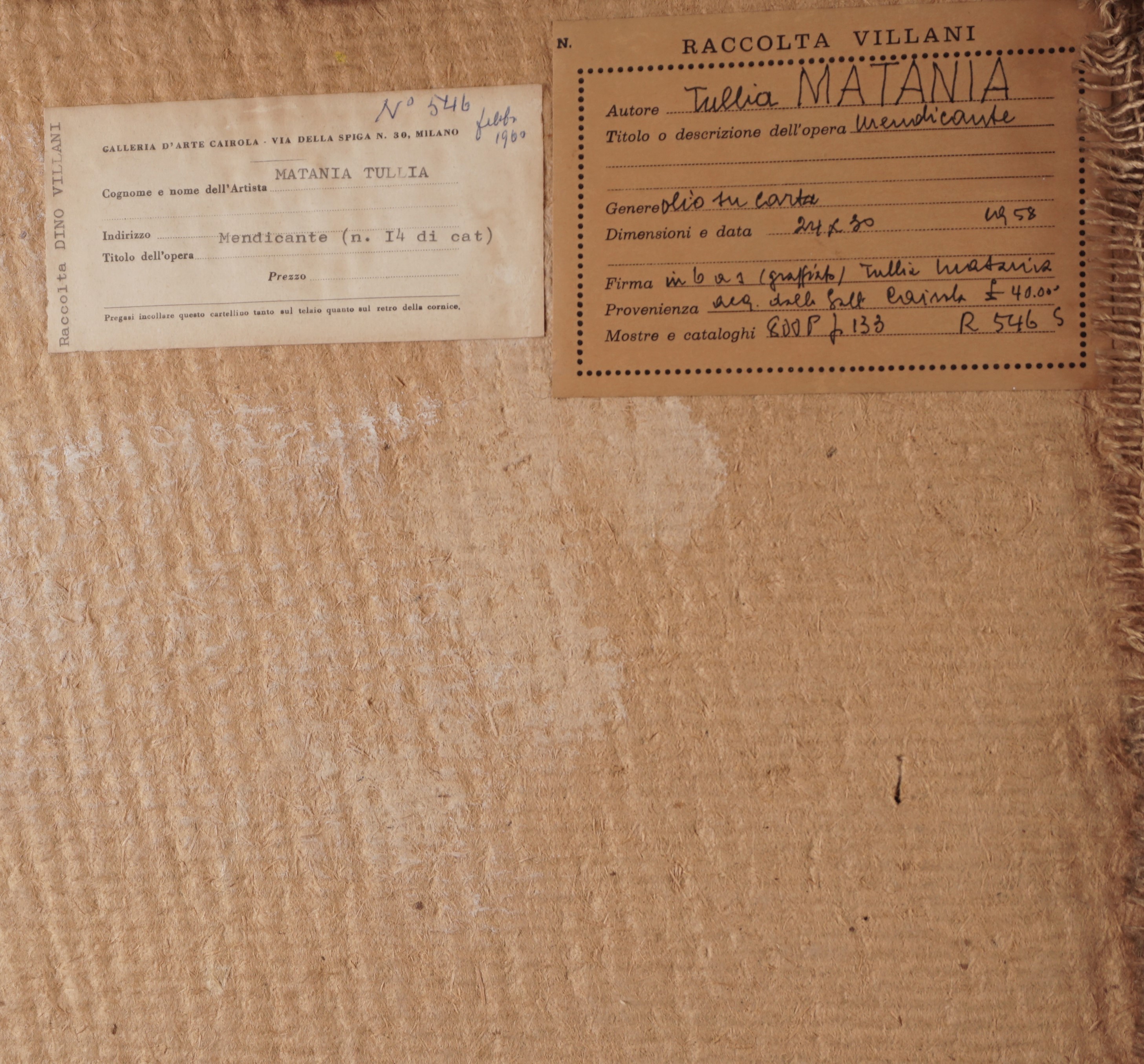Tullia Matania - Mendicante