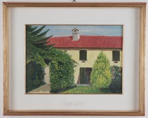 Little house among the greenery
