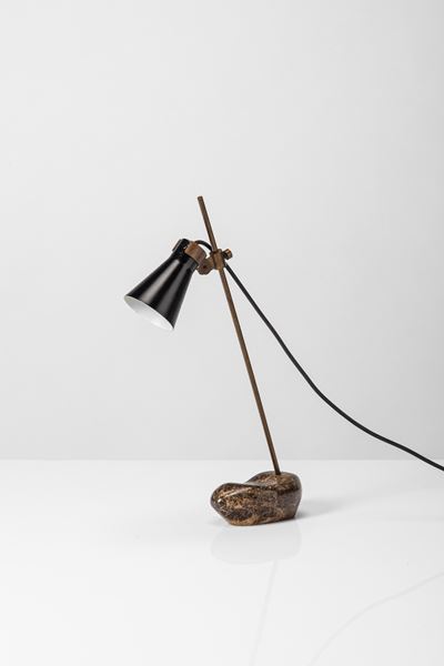 Lampada da tavolo regolabile “Sasso” (mod. LTA 1), 1948