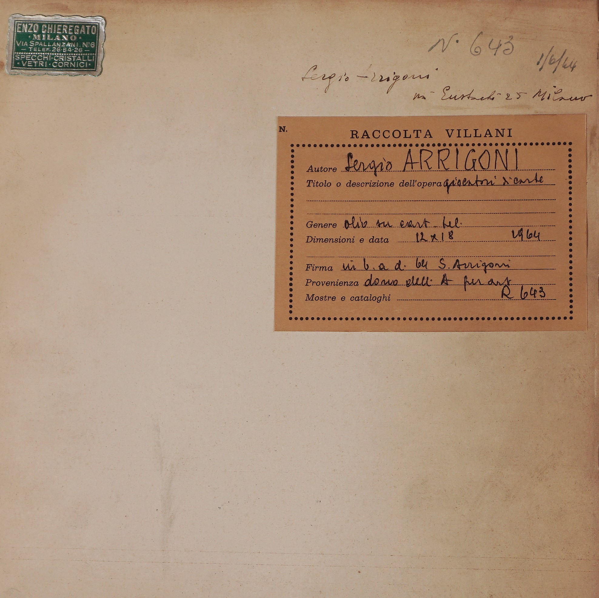Sergio Arrigoni - Giocatori di carte