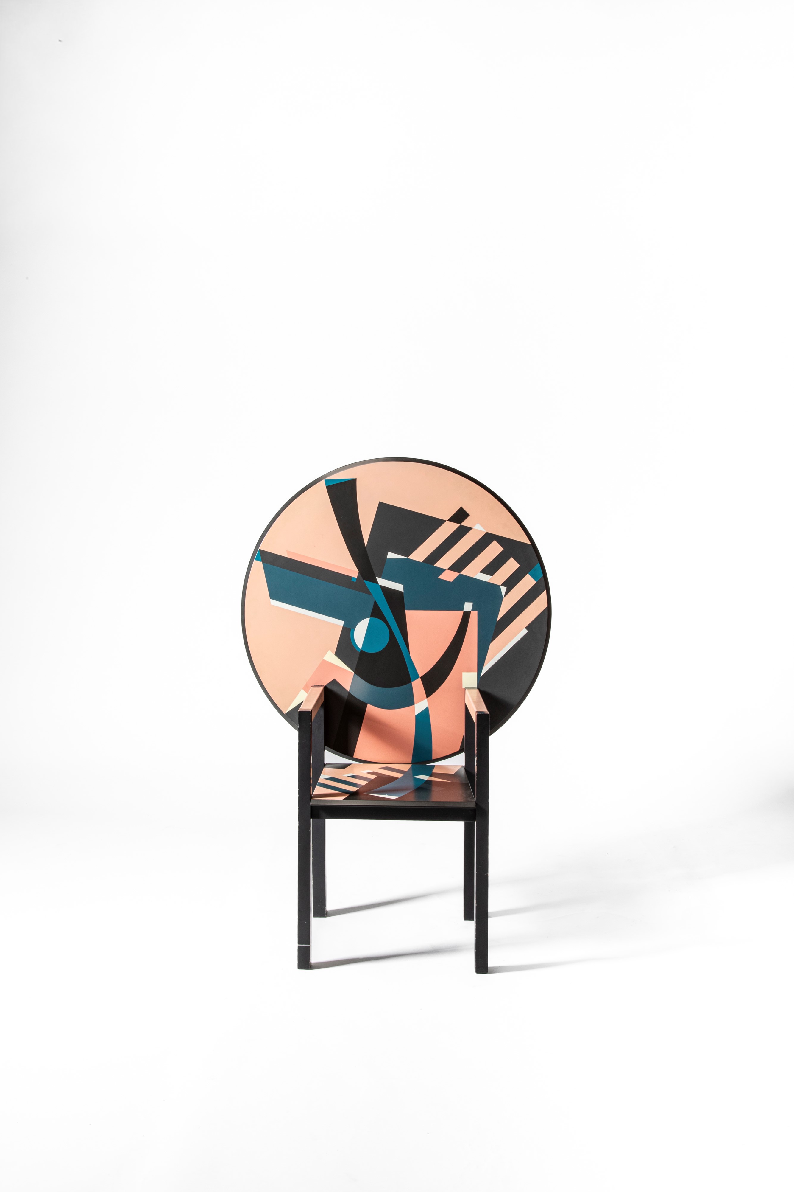 Alessandro Mendini - Tavolo-sedia modello “Zabro” della collezione “Nuova Alchimia”