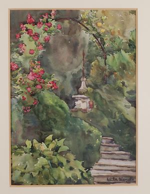 Scala in giardino