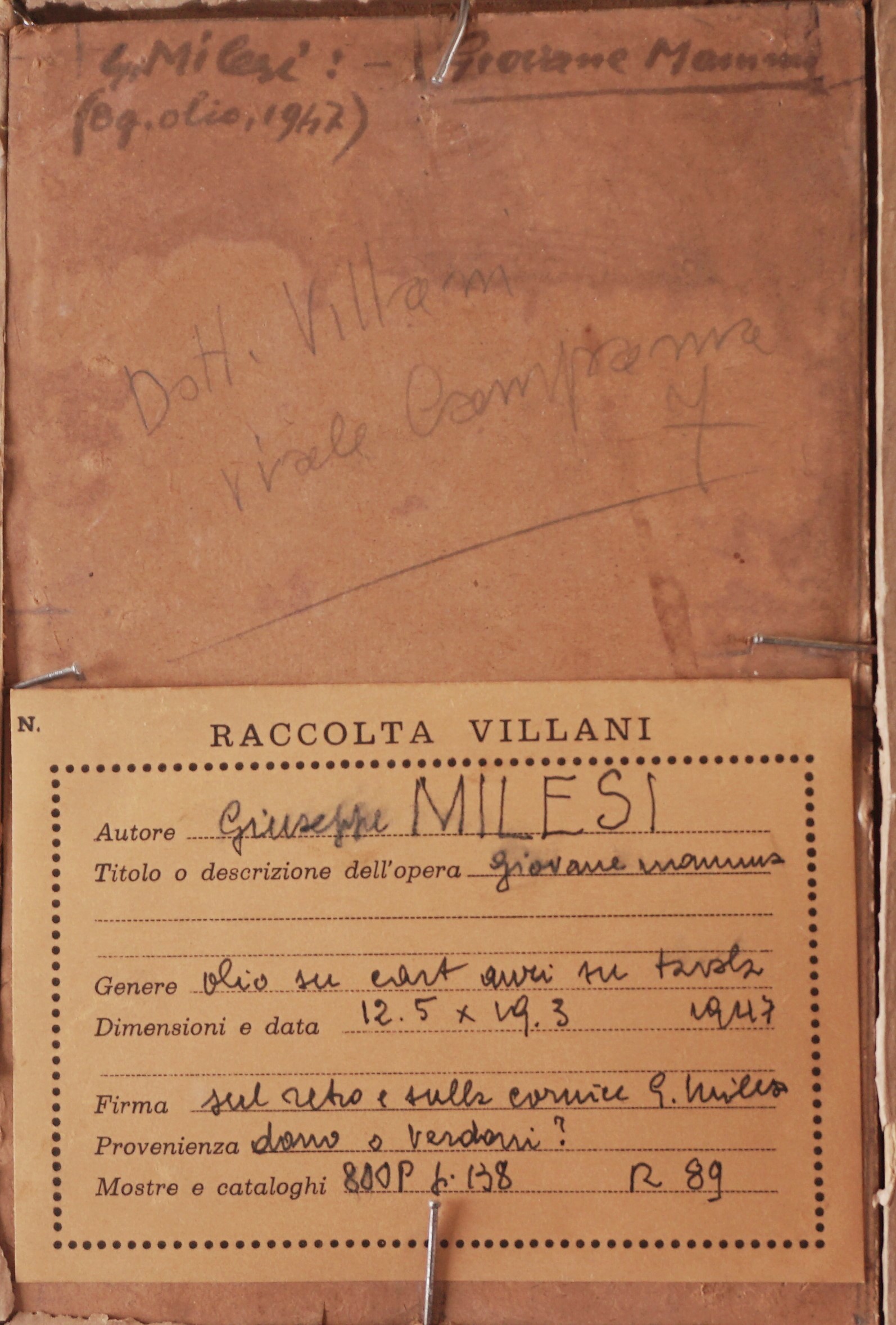 Giuseppe Milesi - Giovane mamma
