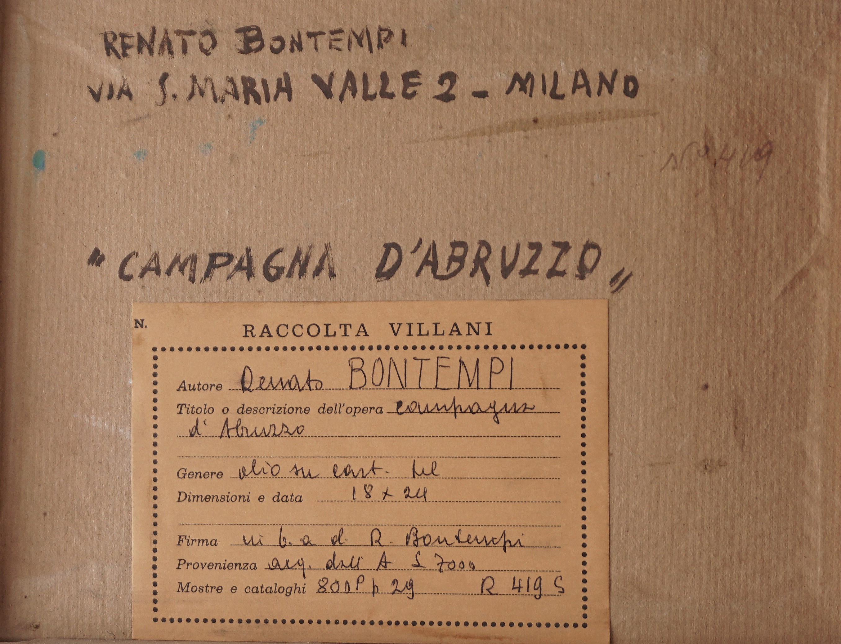 Renato Bontempi - Campagna d'Abruzzo