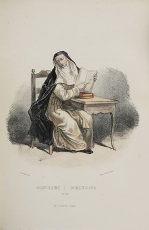 Collection complete des costumes de la Cour de Rome et des ordres religieux des deux sexes