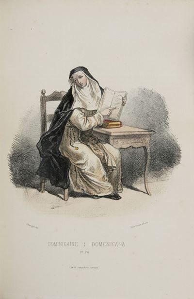 Collection Complete Des Costumes De la Cour De Rome Et Des Ordres Religieux Des Deux Sexes