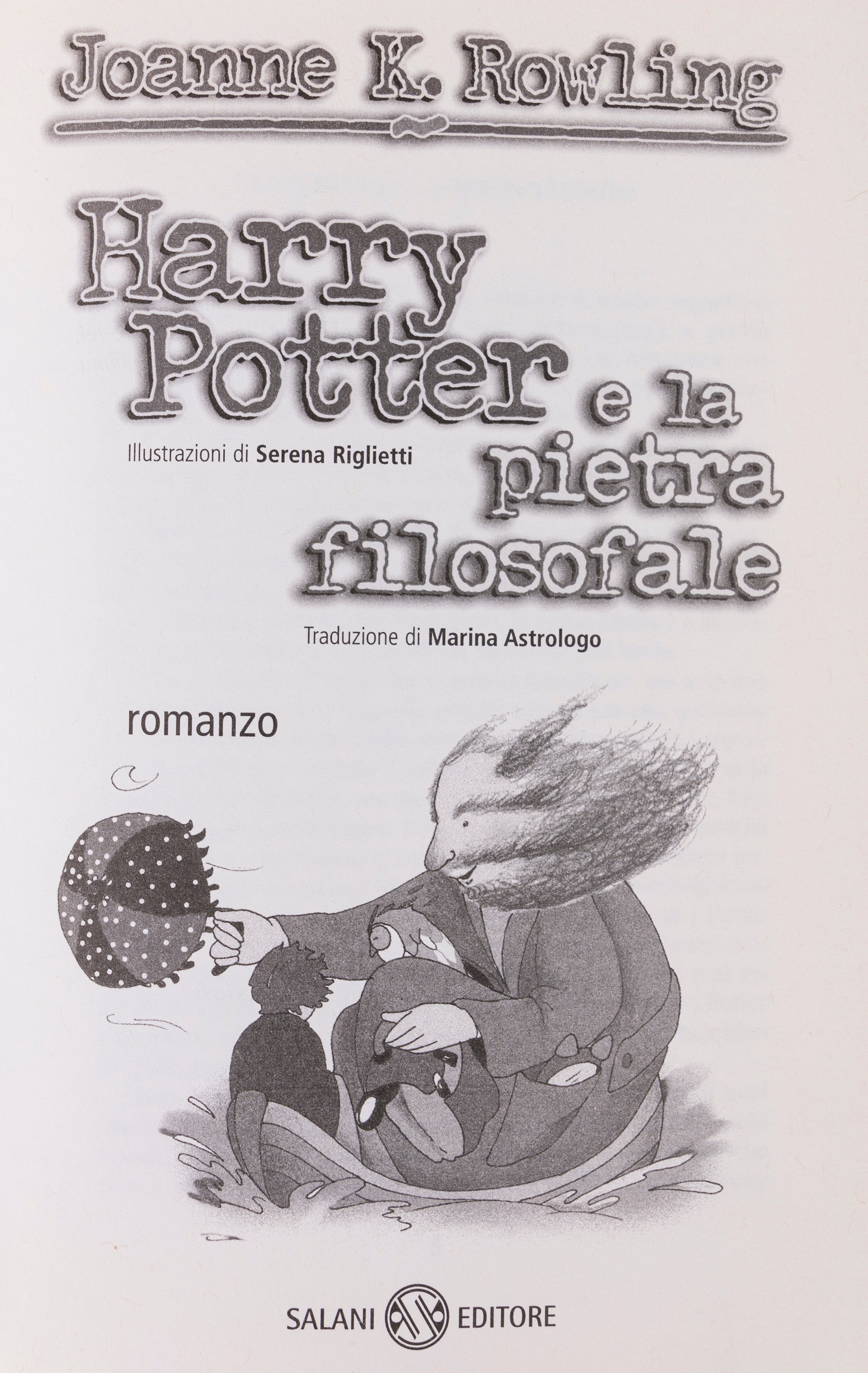 J.k. Rowling - Harry Potter e la pietra filosofale