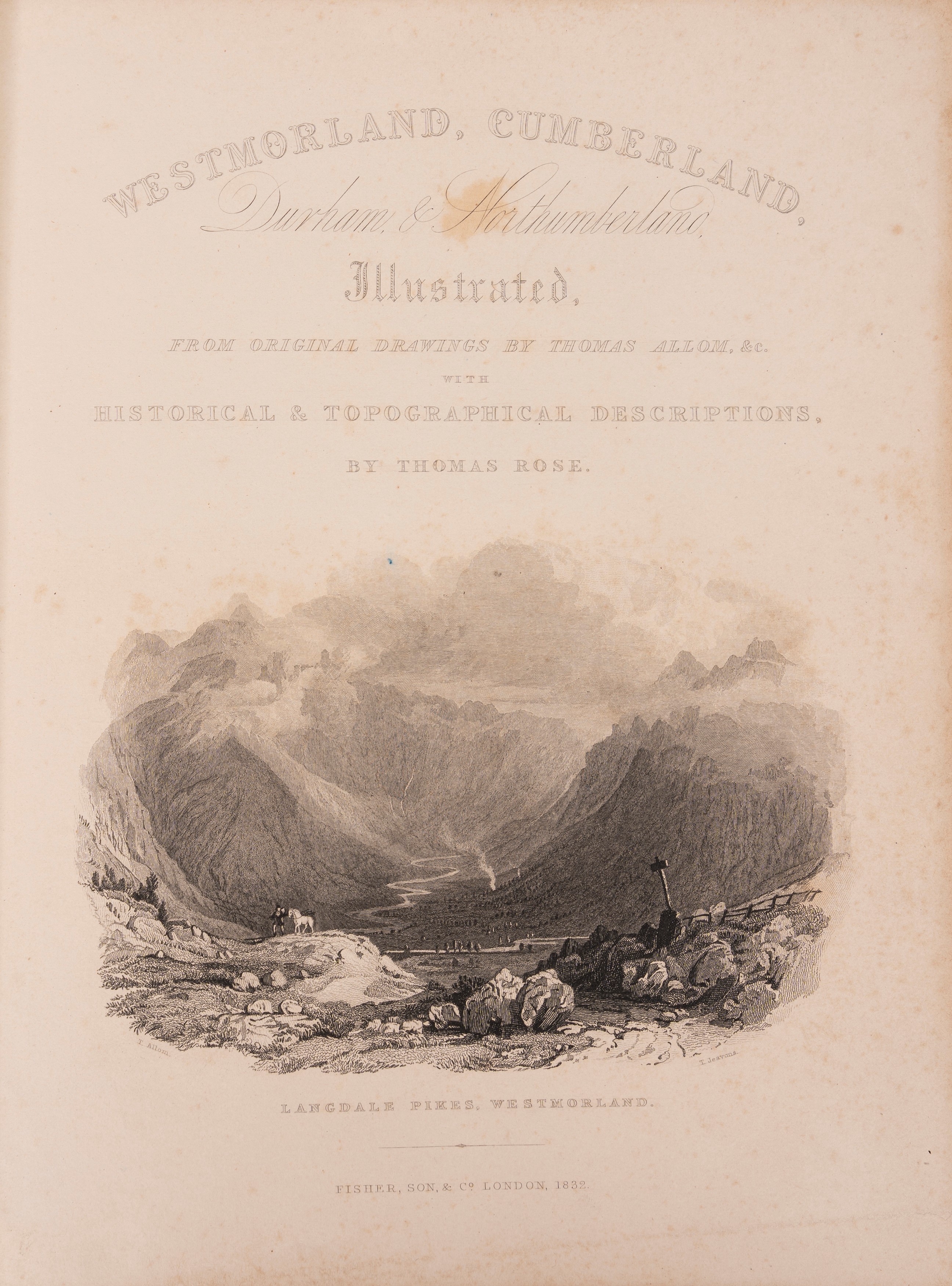 Thomas Allom - Westmorland, Cumberland, Durham & Northumberland illustrated