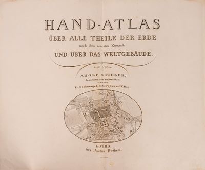 Hand-Atlas über alle Theile der Erde nach dem neuesten Zustande und über des Weltgebäude