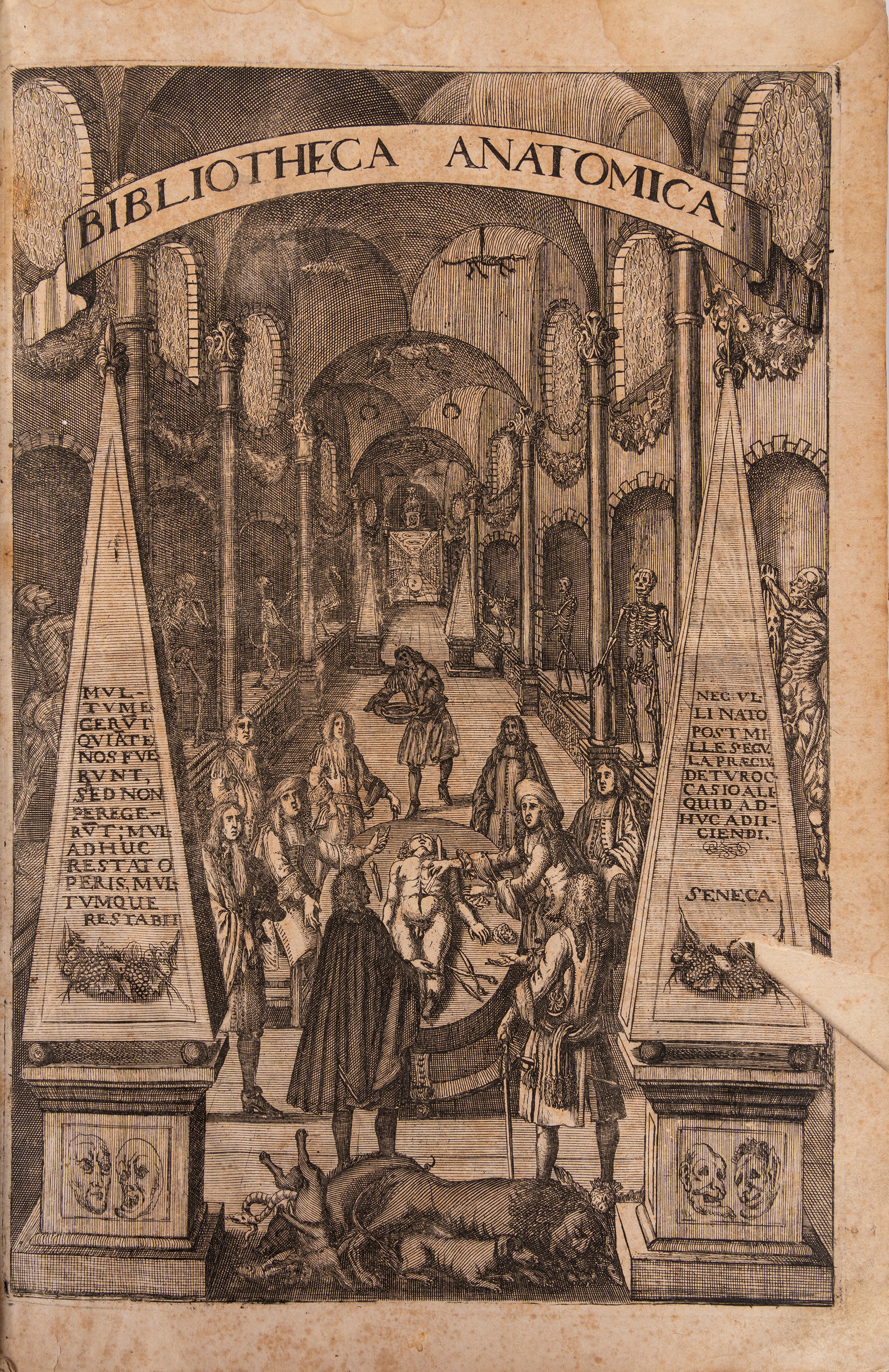 Daniel le Clerc - Bibliotheca anatomica; sive, recens in anatomia inventorum thesaurus locupletis...