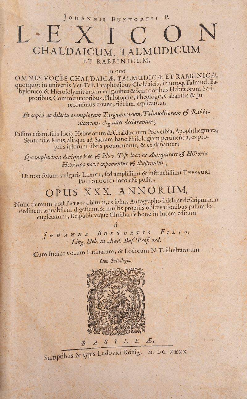 Lexicon chaldaicum, talmudicum et rabbinicum