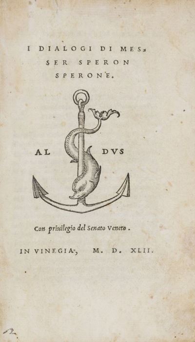 I Dialogi di Messer Speron Sperone