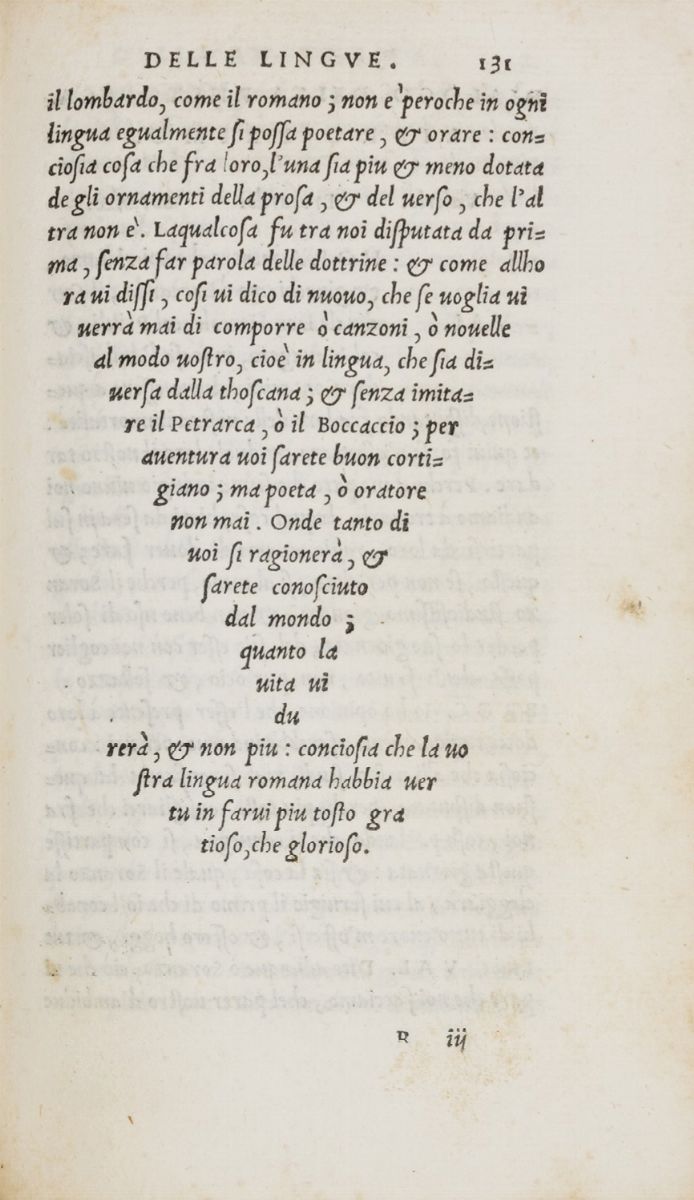 Aldina - Speroni, Sperone - I Dialogi di Messer Speron Sperone
