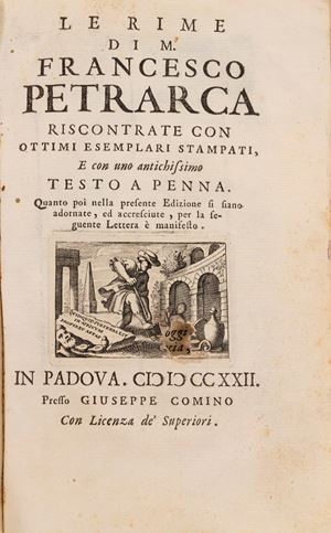 Le rime [...] riscontrate con ottimi esemplari stampati, e con uno antichissimo testo a penna.