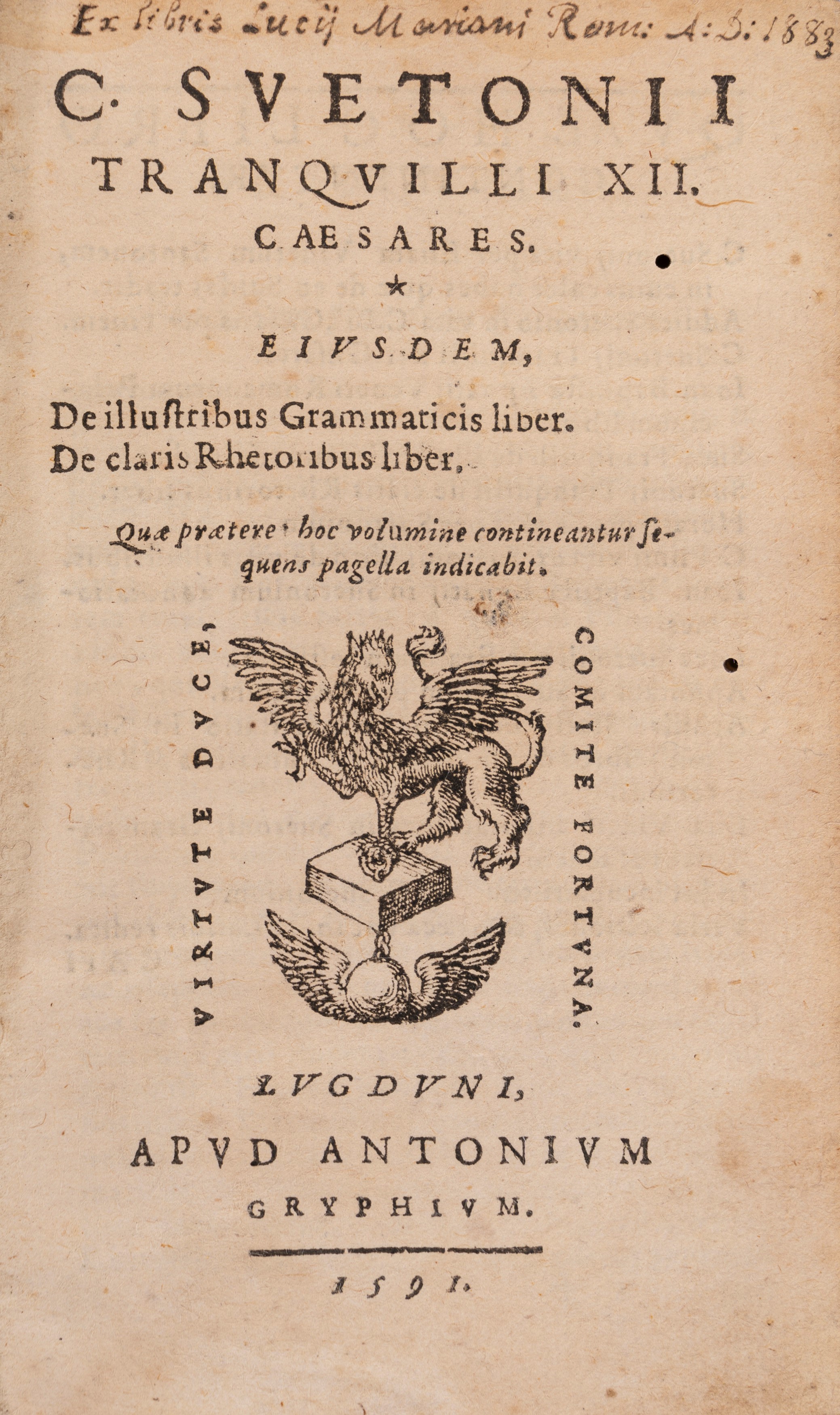 Demosthenis orationes duae, altera quidem contra Androtionem, altera vero de Immunitate adversus ...