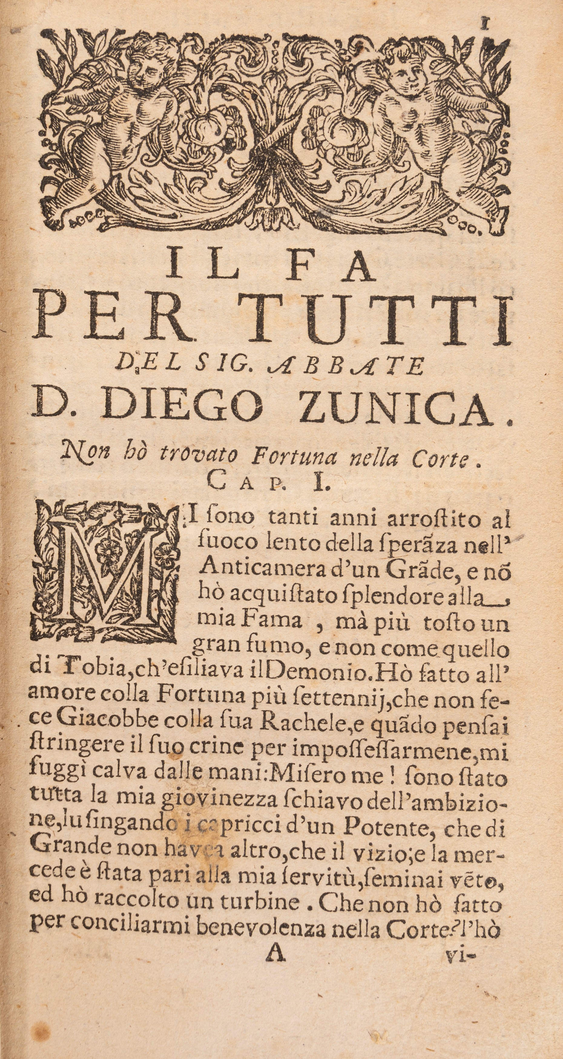 Diego Zunica - Il Fa per Tutti cioè le Avversità d’ogni Stato di Persone Consolate