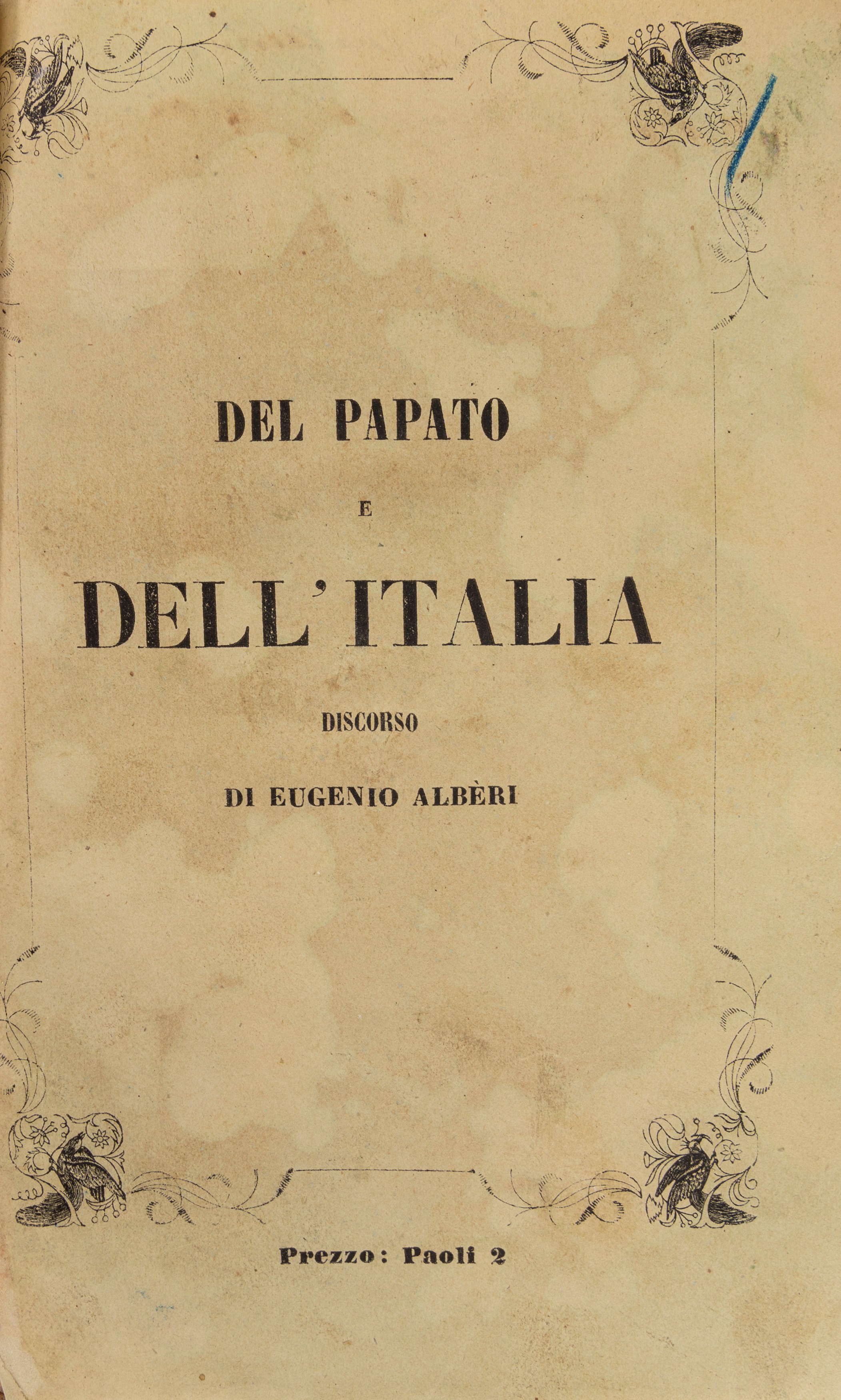 Miscellanea politica, insieme di 6 volumi, sec. XIX