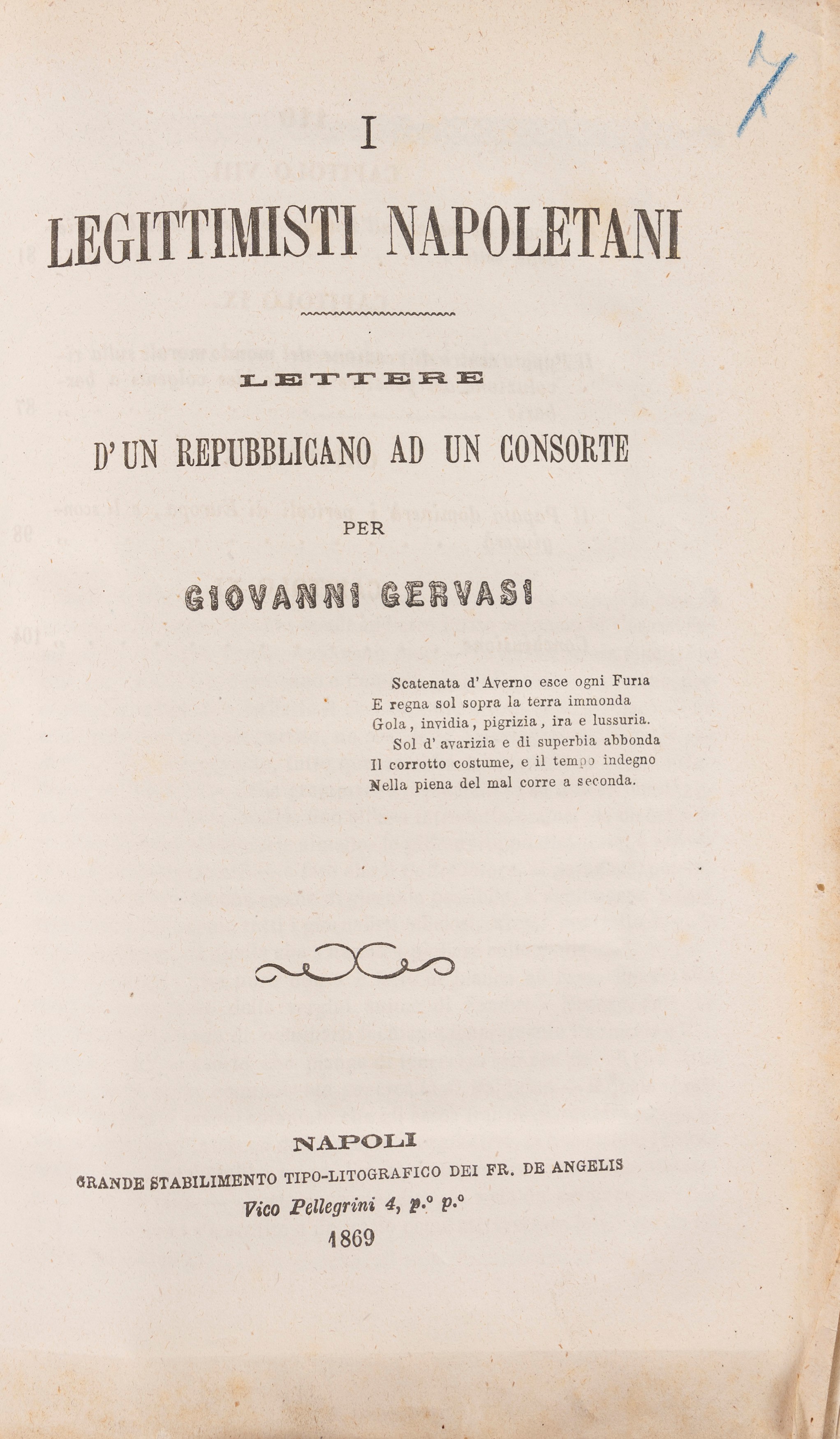 Miscellanea politica, insieme di 6 volumi, sec. XIX