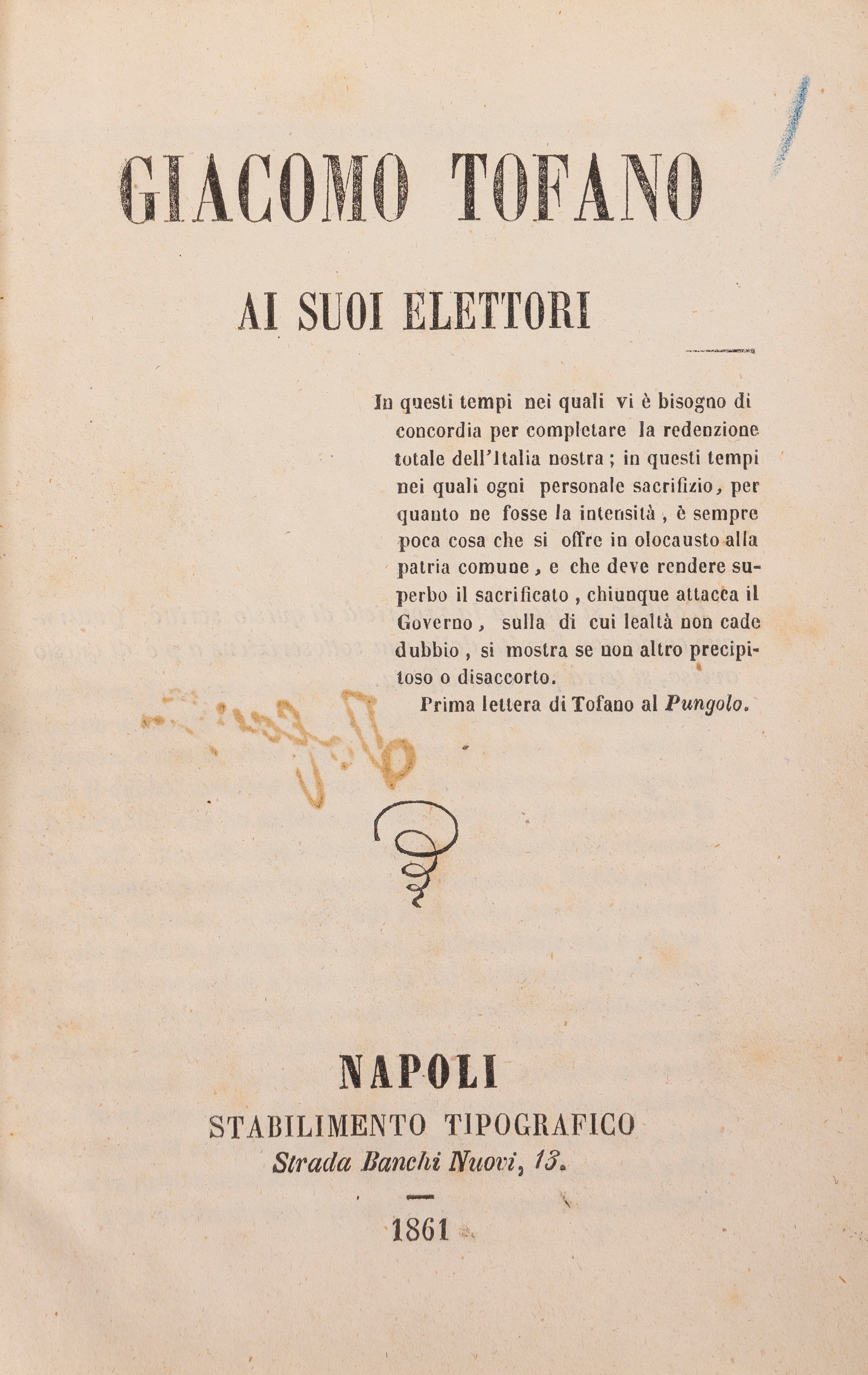 Miscellanea politica, insieme di 6 volumi, sec. XIX