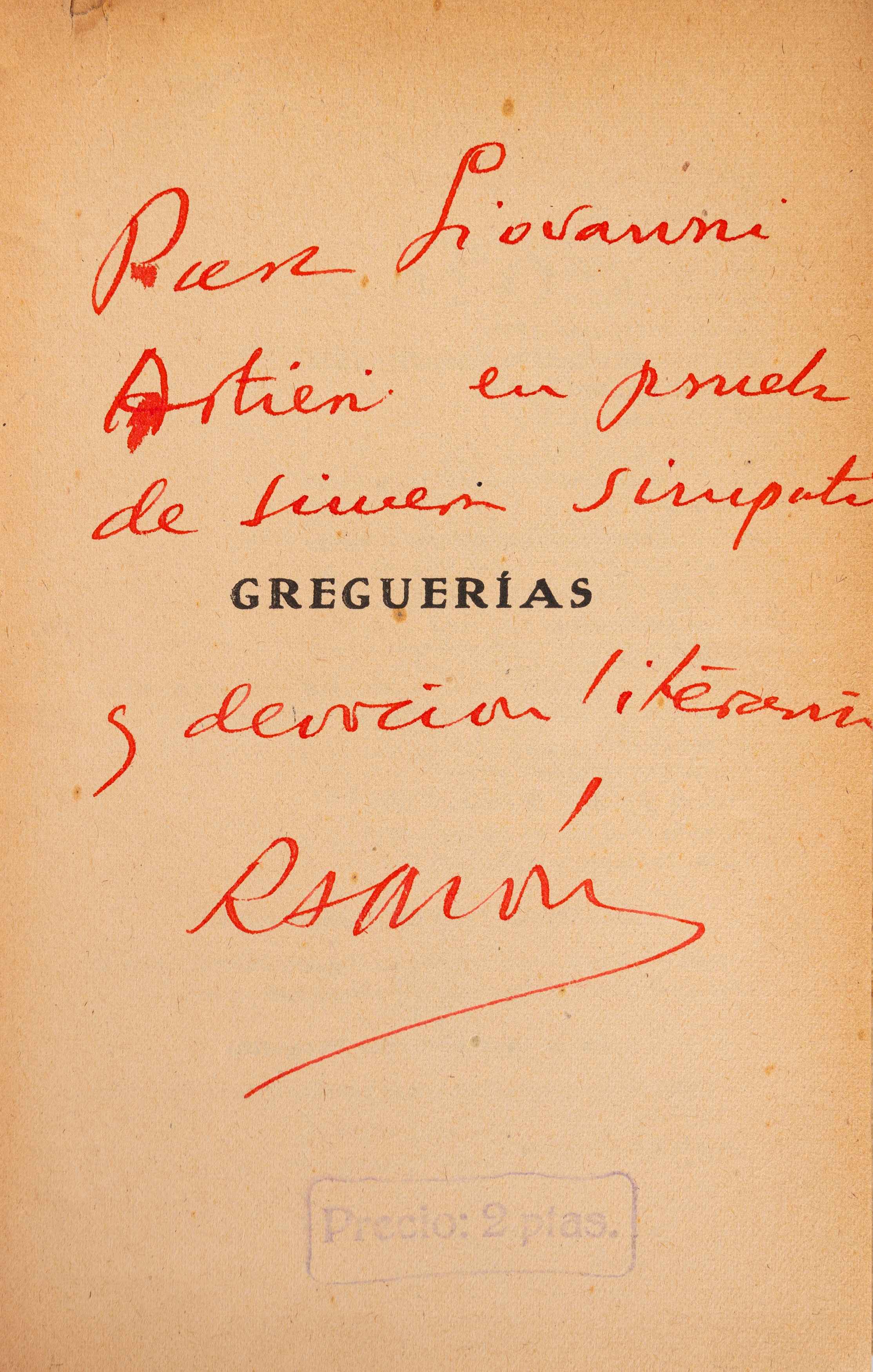 Ramon Gomez De la Serna - Greguerías