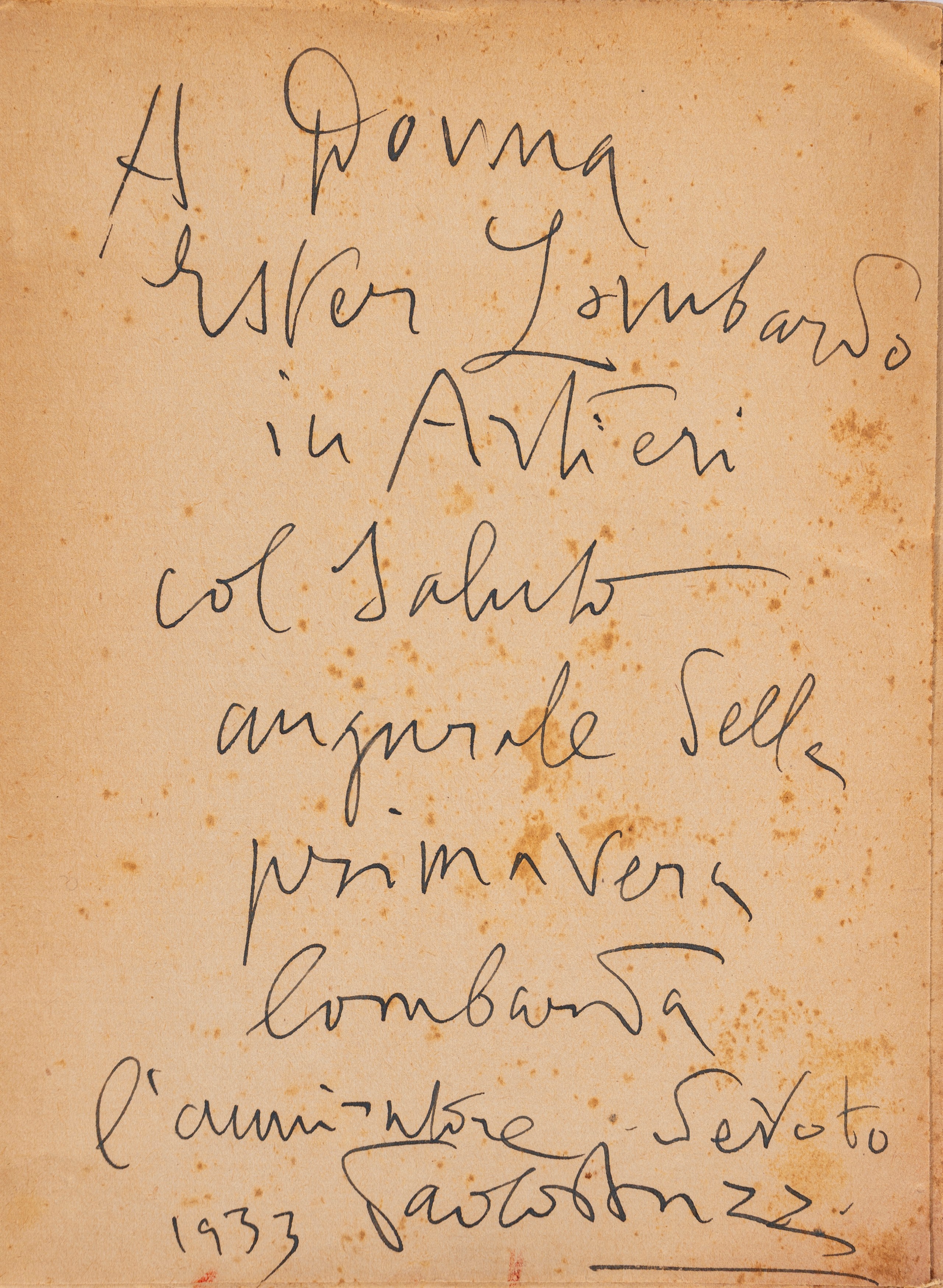 Paolo Buzzi - Il canto quotidiano (Milano, La Prora, 1933) e Francesco Cangiullo, Poesia innamora...