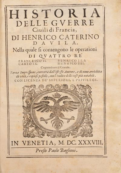 Historia delle guerre civili di Francia