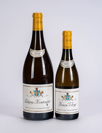 Domaine Leflaive, Selezione di vini bianchi (1 MG Puligny-Montrachet 2018; 1 BT Macon-Verzè 2021)