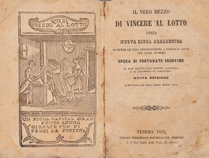 Il vero mezzo di vincere al lotto ossia nuova lista alfabetica di tutte le voci appartenenti a visioni e sogni col loro numero