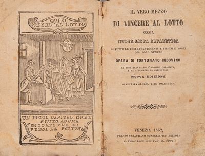 Il vero mezzo di vincere: nuova lista alfabetica di tutte le voci appartenenti a visioni e sogni ...