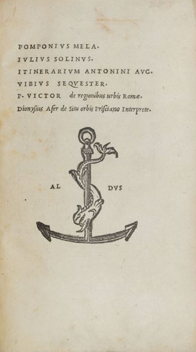 Pomponius Mela. Iulius Solinus. Itinerarium Antonini Aug. Vibius Sequester. P. Victor De Regionib...
