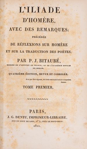 Oeuvres compl&egrave;tes de P.J. Bitaub&eacute;