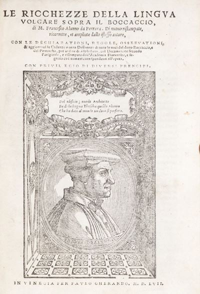 Le Ricchezze della Lingua Volgare Sopra il Boccaccio