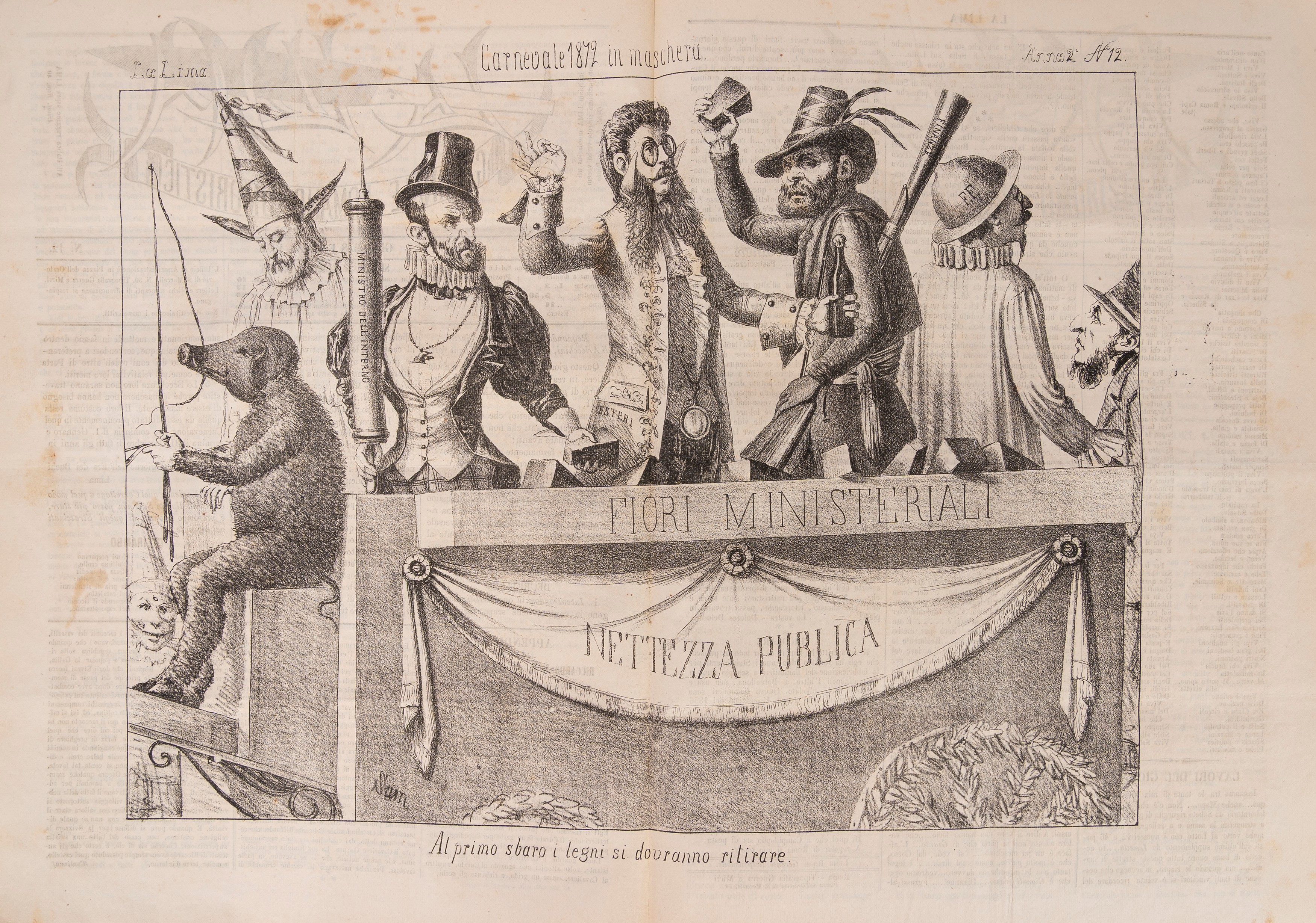 La Lima, Giornale Romano Umoristico (Anno II, 1872)