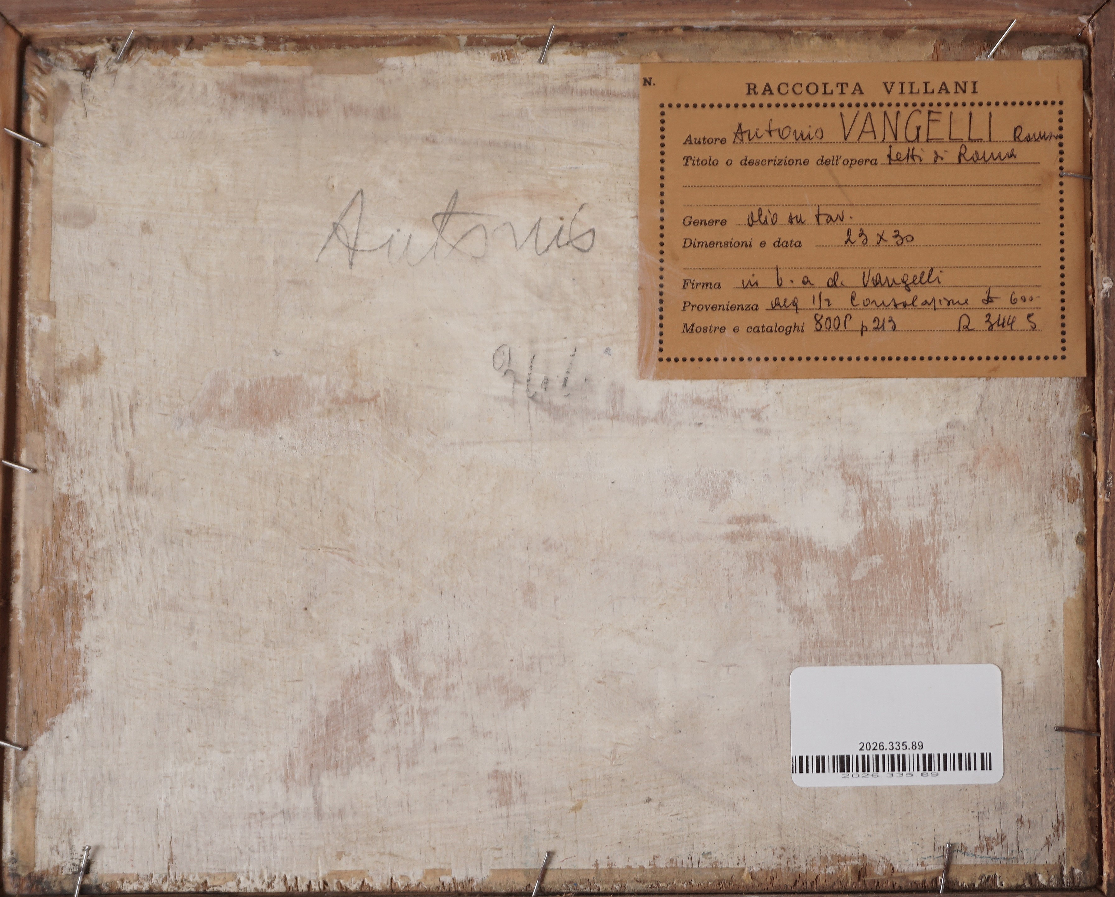 Antonio Vangelli - Tetti di Roma