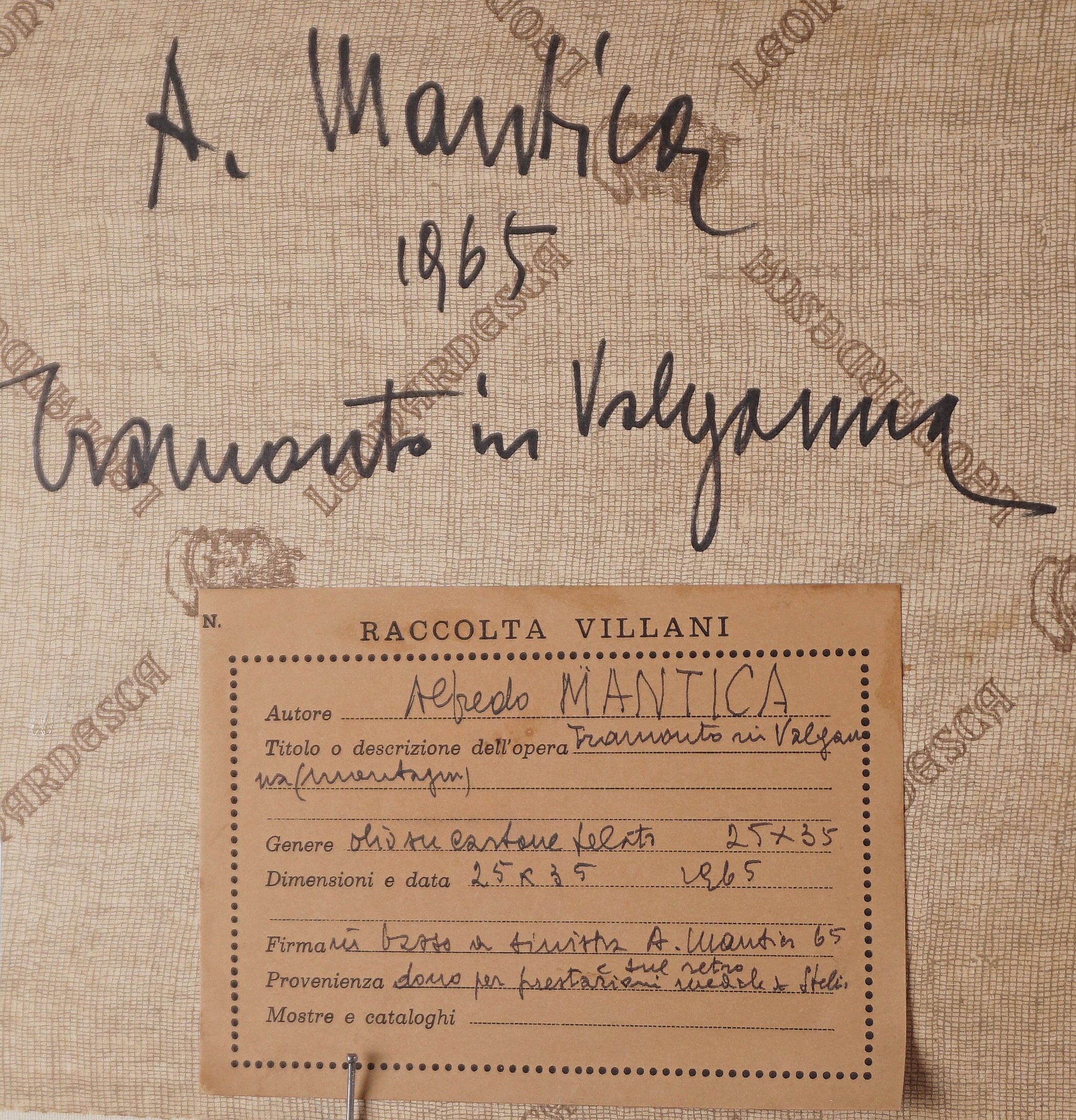 Alfredo Mantica - Tramonto in Valganna