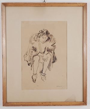 Seated woman
