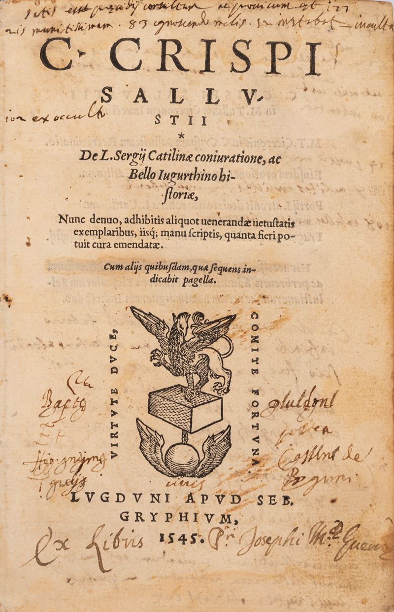 De L. Sergij Catilinae coniuratione...