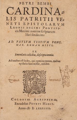 Cardinalis patritii veneti epistolarum Leonis Decimi Pontificis Maximi