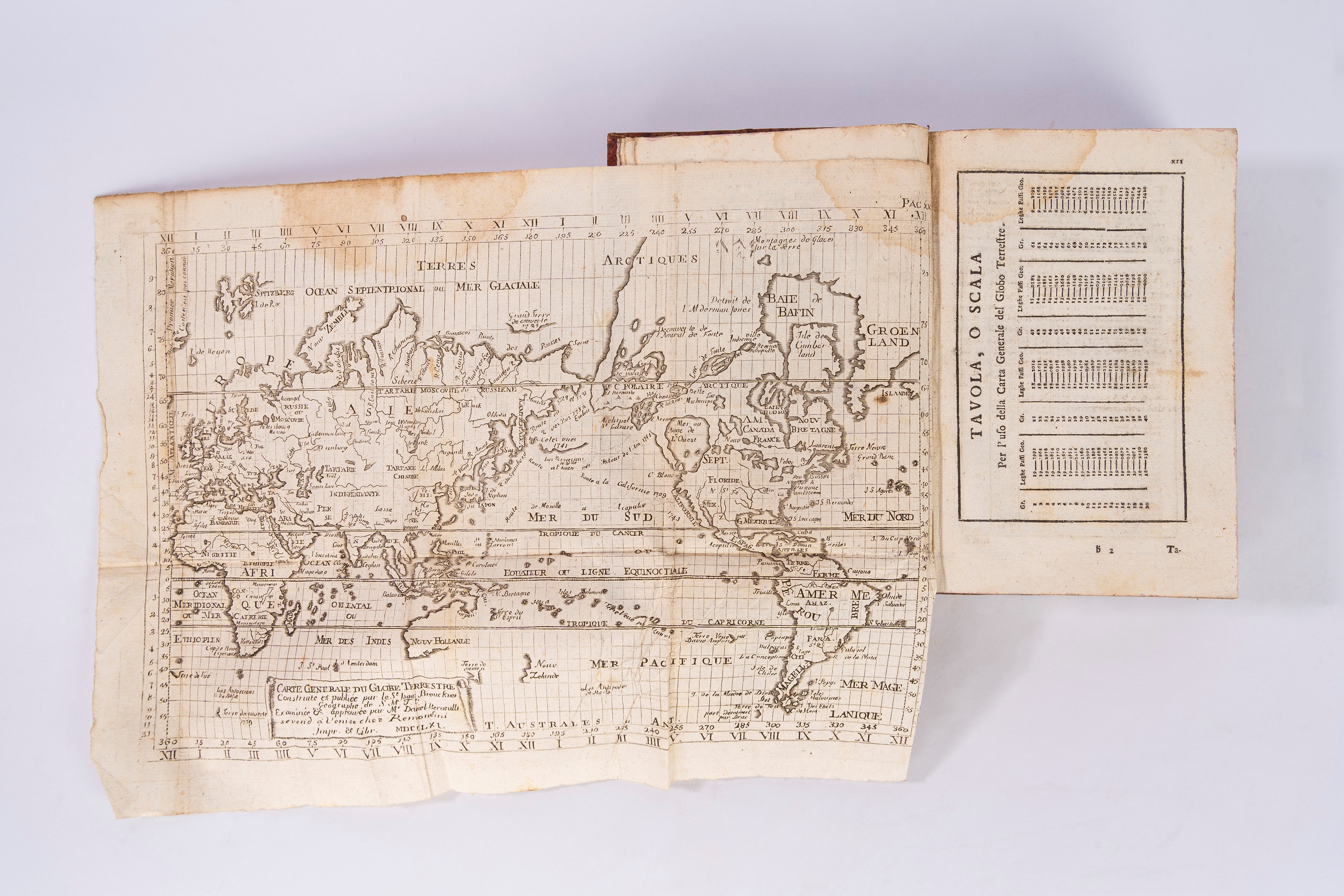 Isacco Brouckner - Dizionario geografico portatile (in 8°), 1744