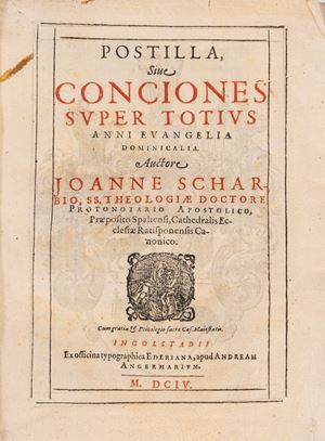 Postilla sine Conciones super totius anni evangelia dominicalia