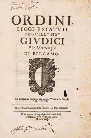 Ordini Leggi e Statuti