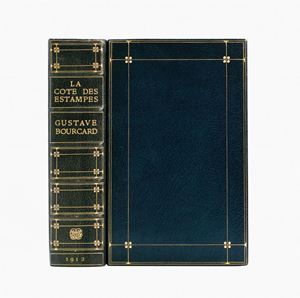 Importante opera di catalogazione ed indicazioni dei prezzi delle incisioni di antichi Maestri, tirata complessivamente in 350 esemplari dei quali il presente reca il n. 247. in raffinata legatura firmata.  Prix atteint dans les ventes publiques en France et à l'étranger de 1900 à 1912
