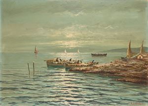Pescatori in mare