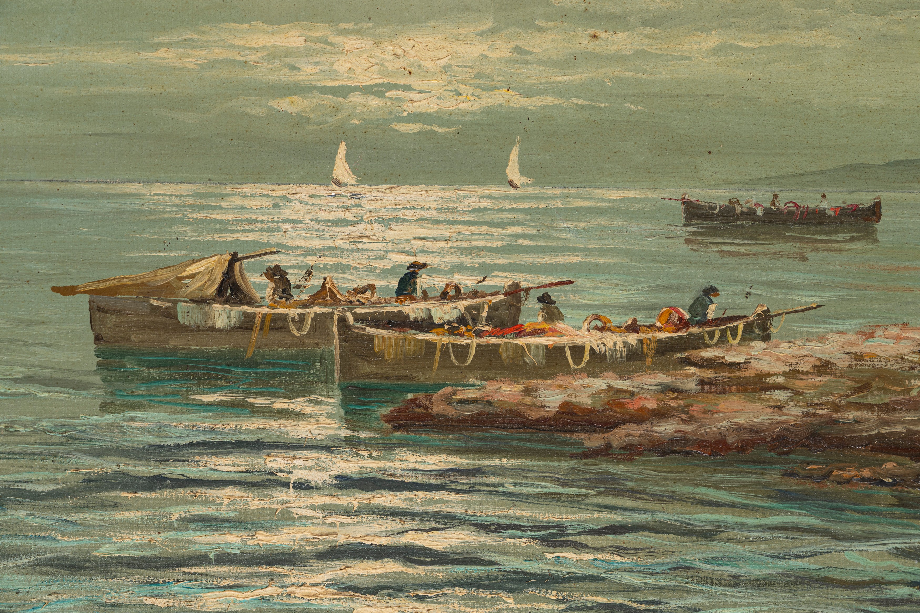 Vincenzo D'auria - Vincenzo D’Auria, Pescatori in mare