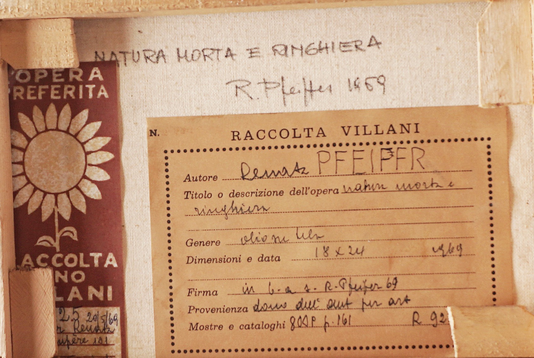 Renata Pfeiffer - Natura morta e ringhiera