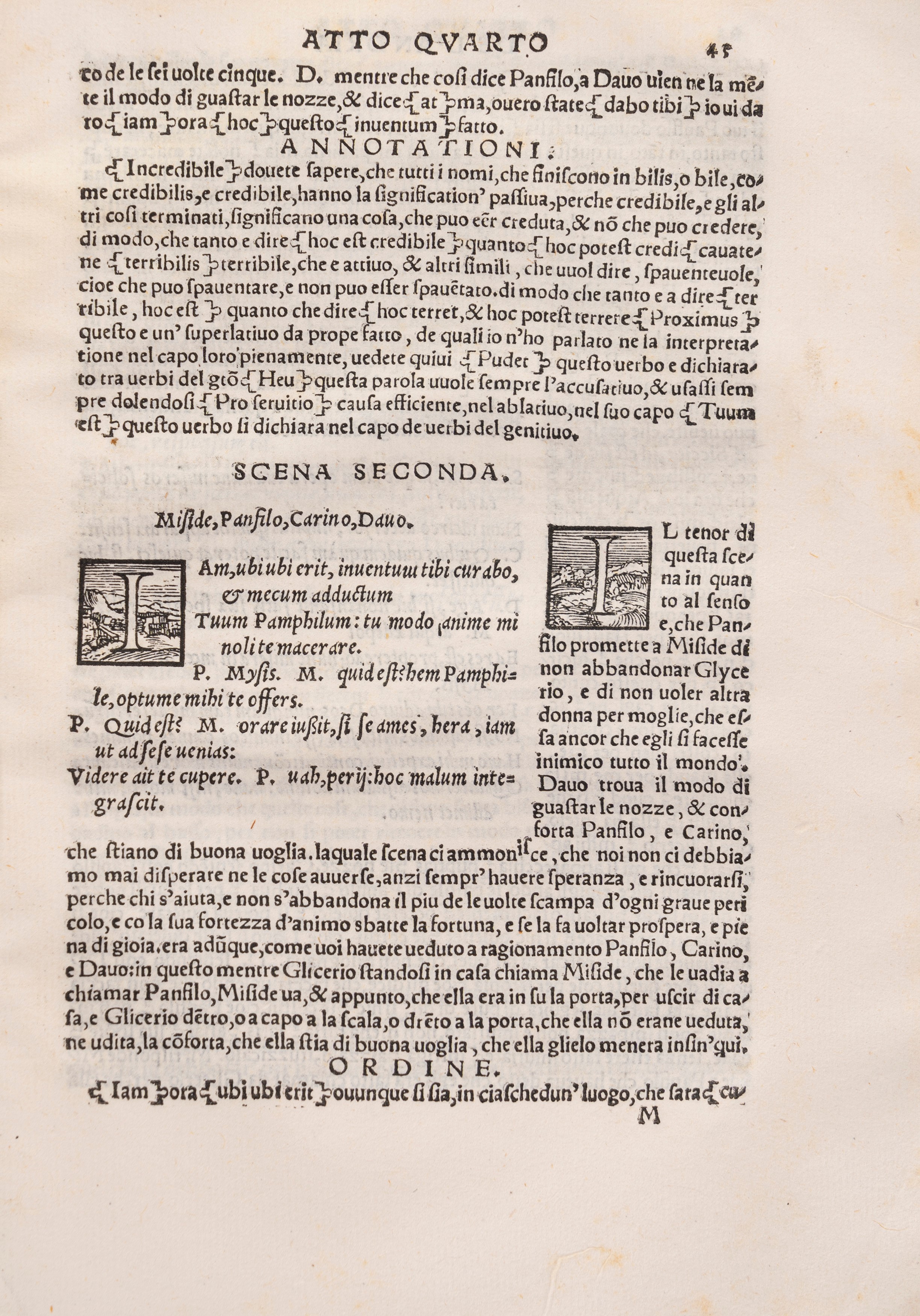 Il Terentio latino commentato in lingua toscana