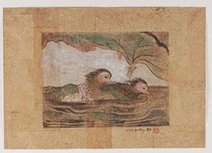 Mandarin ducks
