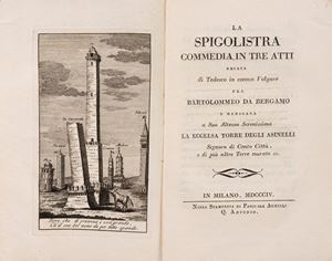 La Spigolistra Commedia in tre atti
